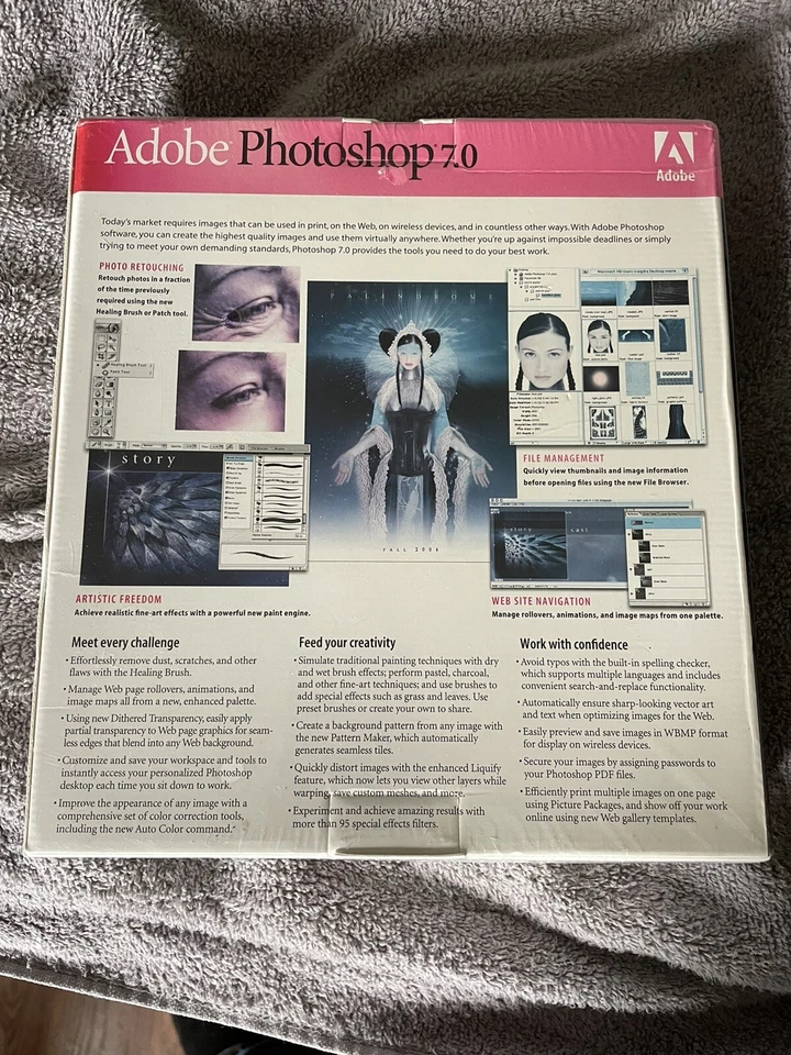 Adobe Photoshop 7.0 SEALED Mac OSX Mac OS Education Version ! - Image 4 of 4