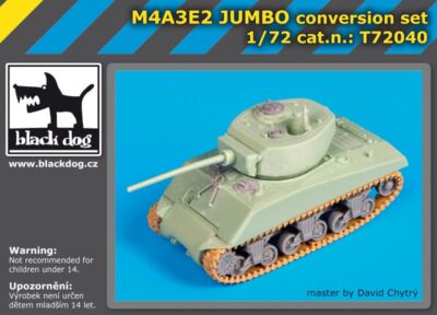 Blackdog Models 1/72 U.S. M4A3E2 SHERMAN TANK Jumbo Resin Set