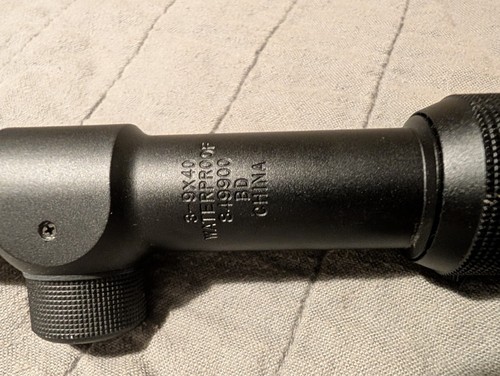 WEAVER 3-9x40 Rifle Scope w/ Lens Caps – Clear Optics, Very Clean - Picture 4 of 9