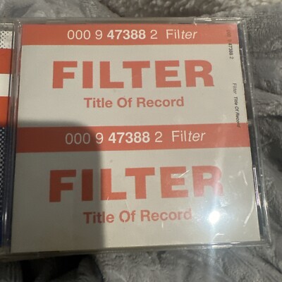 Title of Record by Filter (CD, Aug-1999, Warner Bros.)