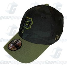 New Era Pittsburgh Pirates MLB Hat Team Classic 39THIRTY Sm/Med Flex Camo Black
