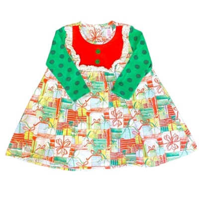 Ric Rac and Ruffles Christmas dress 2T RRR | eBay