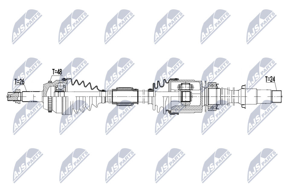 NPW-TY-173 NTY Drive Shaft