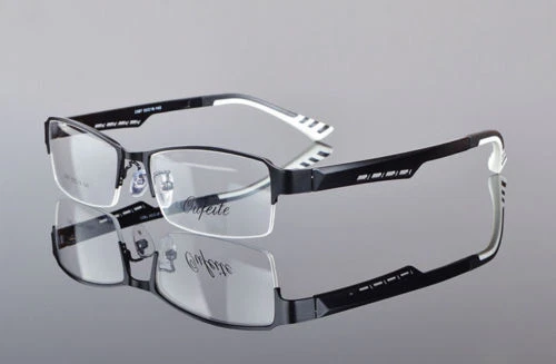 TR90 Hombres Deportes Miopía Medio Borde Gafas Marco Gafas Ópticas Gafas Rx  Foto 2 de 4