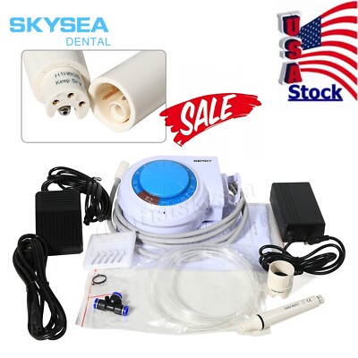 Ultrasonic Piezo Dental Scaler Handpiece 5*Tips Fit EMS WOODPECKER Cavitron USA