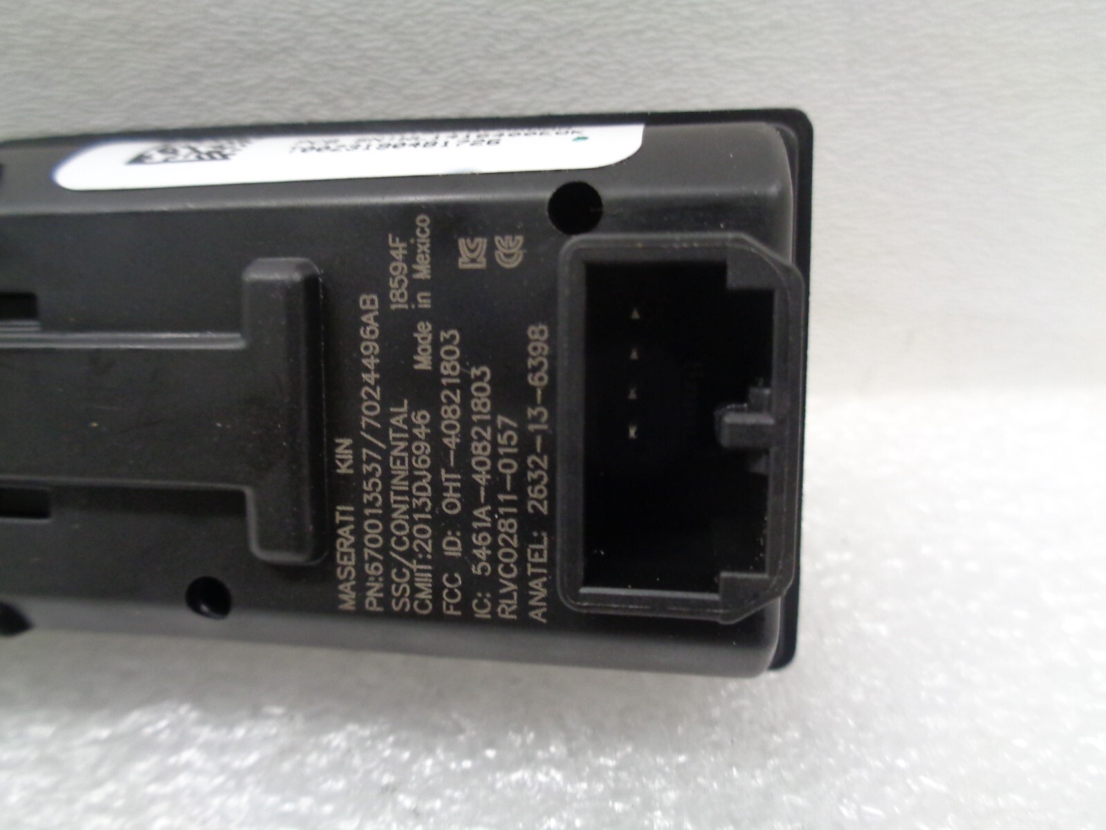 2014-2017 Maserati Ghibli Ignition Engine Start Stop Switch Control OEM AK240267