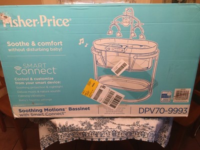 fisher price smart connect soothing motions bassinet