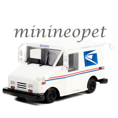 GREENLIGHT USPS LONG LIFT POSTAL DELIVERY TRUCK LLV 1/18 DIECAST WHITE 13570