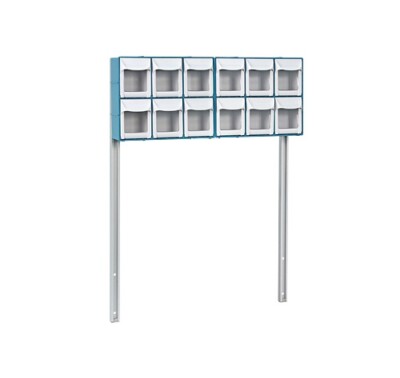 Detecto CAB12 12-Bin Organizer with Accessory Bridge