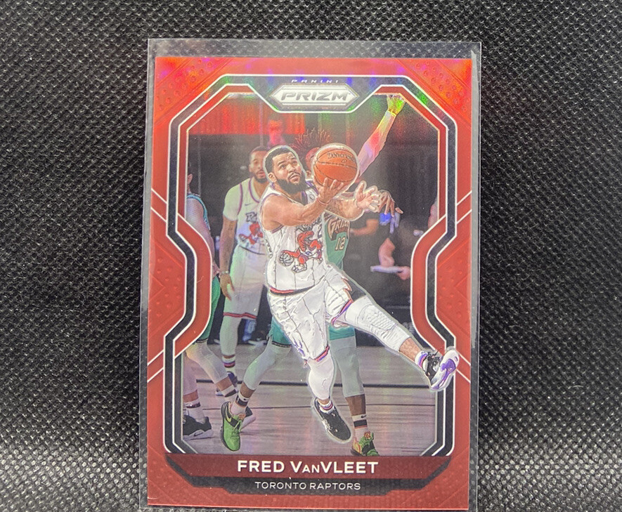 Fred VanVleet 200/299 Card Red 2020-21 Panini Prizm Basketball #215 NBA MORANT 