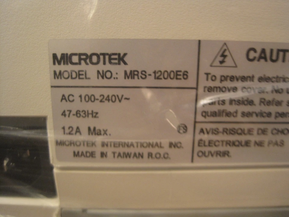 NEW Vintage Microtek Scanmaker E6 MRS-1200E6 Flatbed Scanner with Software NOS! - Image 4 of 4