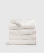NWOT QUINCE ORGANIC TURKISH 100 COTTON KIDS HOODED TOWEL SET 4 PC SOFT PINK