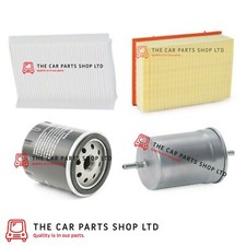 FOR PEUGEOT 307 CC 2.0 DIESEL 03-09 SERVICE KIT AIR OIL FUEL AND POLLEN FILTER