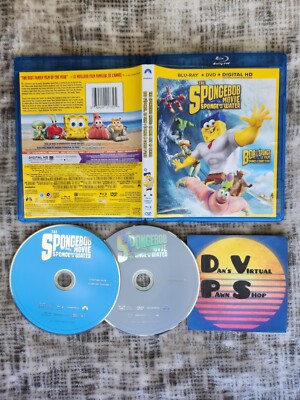 The SpongeBob Squarepants Movie Sponge out of Water Blu Ray