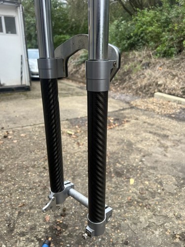 Pace RC150 Monster Forks With X Lite Stem And Bar Brace - Picture 8 of 14