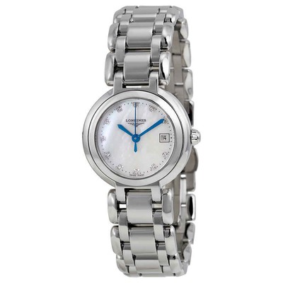 Longines PrimaLuna Diamond White MOP Dial Ladies Watch L8.110.4.87.6