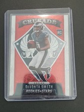 2021 Rookies & Stars Devonta Smith Crusade Longevity Prizm SP RC #CR-25 Eagles