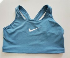 Nike Womens Plus Size Dri-FIT Medium Support Sports Bra Cerulean Sz 1X - NWT