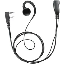 Pryme LMC-1GH31 Swivel Hook Earpiece and Mic for Kenwood NX-P500 Two Way Radios