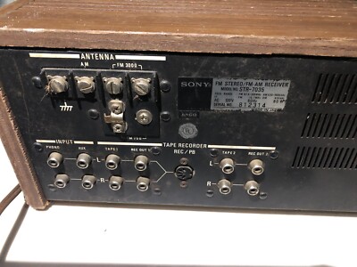 SONY STR-7035 Vintage FM/AM Stereo Receiver, Turns On | eBay