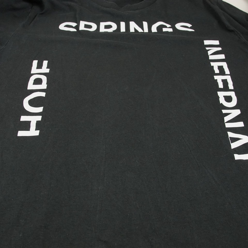 AllSaints Black Hope Springs Infernal Print Cotton Long Sleeve Shirt