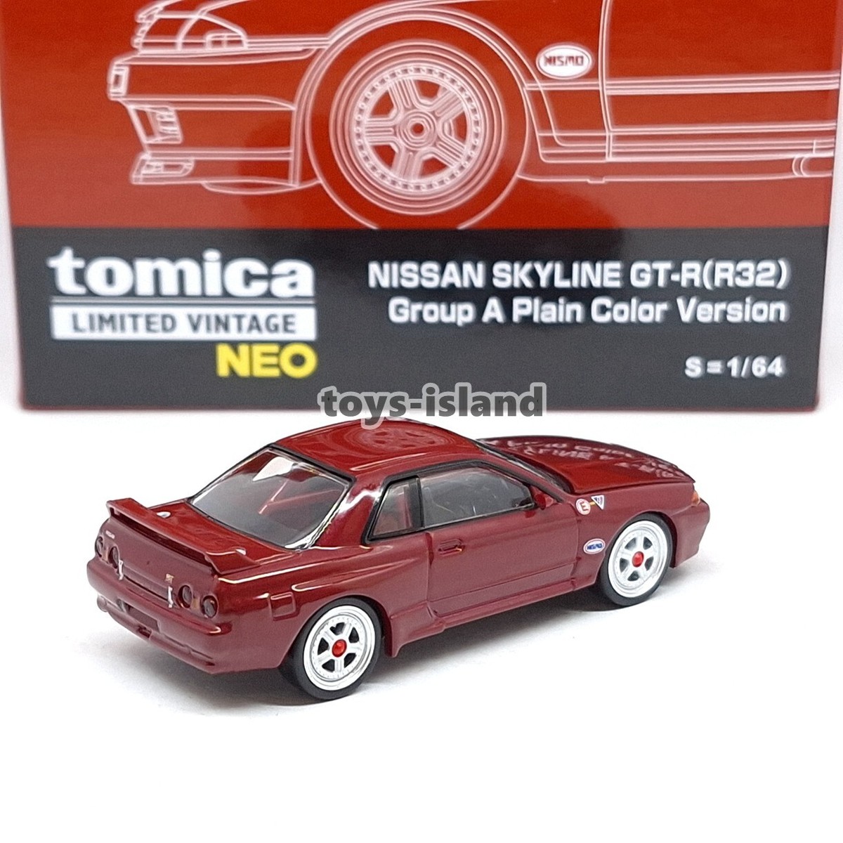 【TLVN】 NISSAN SKYLINE GT-R R32 Gr.A Ver. Nissan Skyline GT-R R32 Group A 1/64 Tomica Limited Vintage