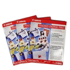 Canon Photo Paper Pro High Gloss Heavy Weight 45 8.5" x 11" Sheets Total NEW