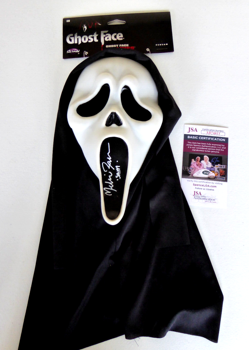 Melissa Barrera Signed Ghostface Mask Autograph, Scream, Sam