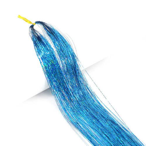 Women Hair Extension Tinsel Glitter Bling Twinkle Shiny Party Hair Styling Tool - Picture 20 of 26