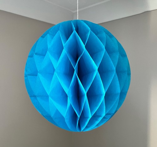 Honeycomb Paper Ball Colourful Wedding Party Hanging Decoration - 130 Variations - Picture 28 of 36