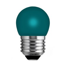 Satco S9163 Ceramic Green Led 1.2w 11w Globe S11 Non-dimmable 120v Medium E26