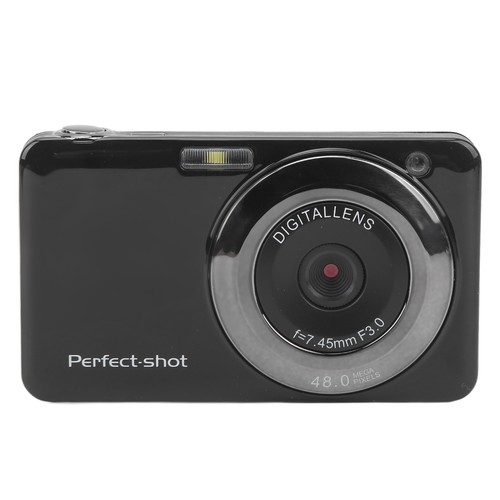 (Black) Kids Camera 48MP Vlogging Camera 8x Optical Zoom Compact Fit - Picture 7 of 22