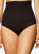 Maidenform Women's Flexees Shapewear Hi-Waist Brief Firm Black Size XL 01414