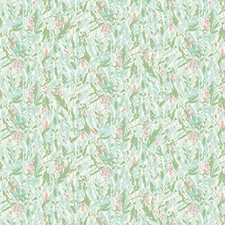 Michael Miller Fabrics~Rose Marie Gifts~Rose Marie Fields~Aqua~BTY, CX11196