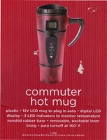 Commuter Hot Mug 12v Lcd, New, Free Shipping on sale Commuter Hot Mug 12v Lcd, New, Free Shipping on sale