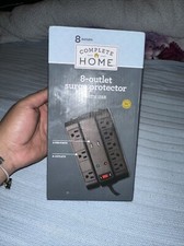 Complete Home 8-outlet surge protector with 2 usb