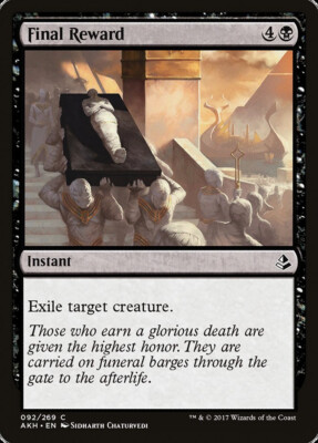 MTG Magic AKH Amonkhet - 1x EN NM 092 C Final Reward