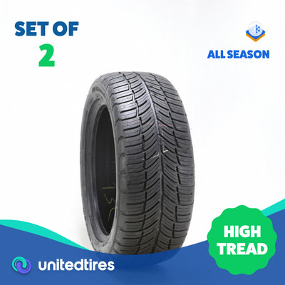 Set of (2) Driven Once 245/50ZR19 BFGoodrich g-Force Comp-2 A/S Plus 105 - 9/32