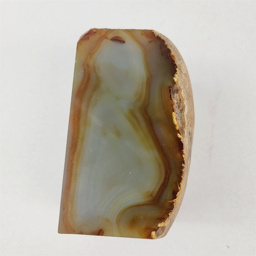 2 Cut Polished Agates Rocks Crystal Lapidary - Beautiful Colors - Picture 4 of 11