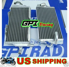 GPI R&L aluminum radiator For Honda CR125 CR 125R CR125R 00-01  2000 2001