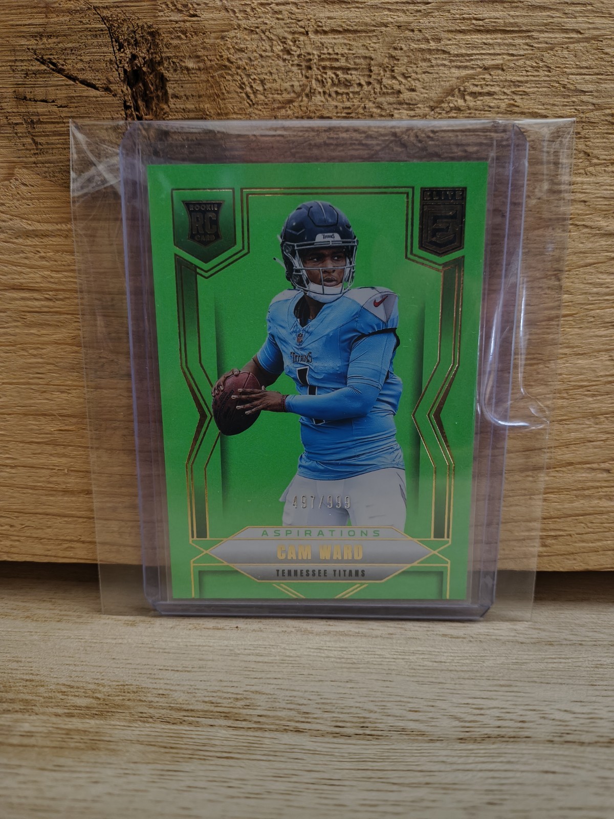 2025 Panini Donruss Elite Cam Ward Rookies Aspirations lime green /999 #101