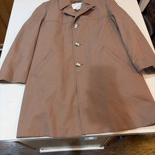Vintage-All Weather Coat By Grais, 40Reg, Brown With Lining