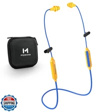 MIPEACE Bluetooth Work Earplugs Headphone,Wireless in-Ear Noise Isolating Ear