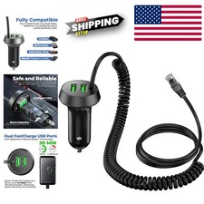 Durable Radar Detector Power Cable with Dual USB Chargers for Uniden R3 R4 R7 R8