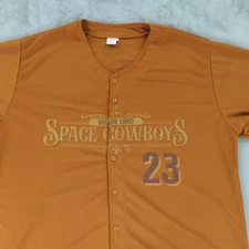Sugarland Space Cowboys Jersey Ranch Western Minor League Short Sleeve Men XL