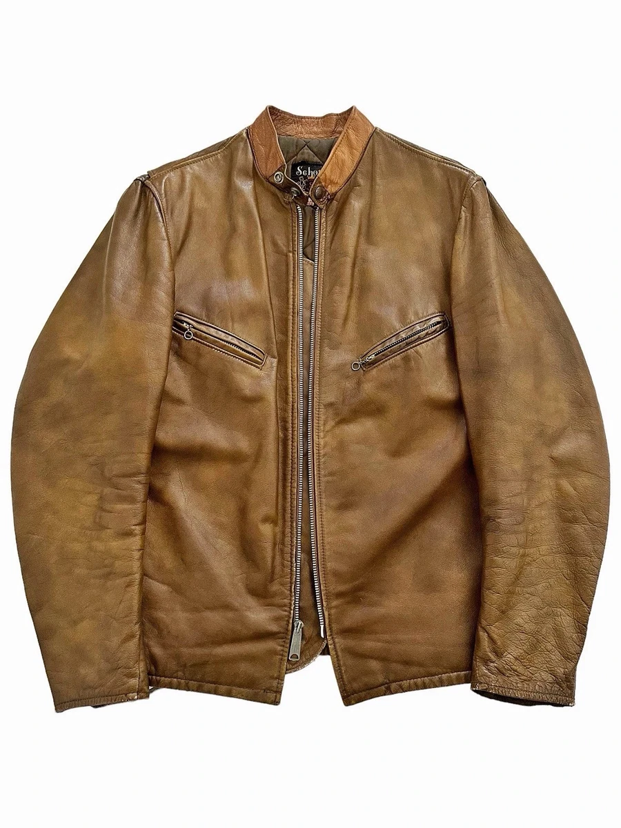 Schott Cafe Racer Jacket In Men's Coats & Jackets for sale | eBay