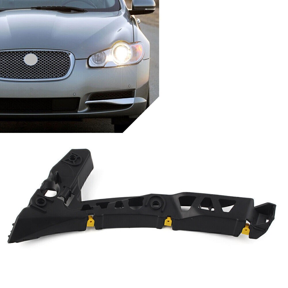 Front Bumper Mount Bracket C2Z10617 Fit For Jaguar XF 2009-2011 C2Z10618 Black