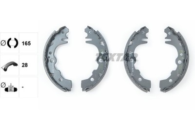 TEXTAR Bremsbackensatz 91068000 für DAIHATSU TREVIS