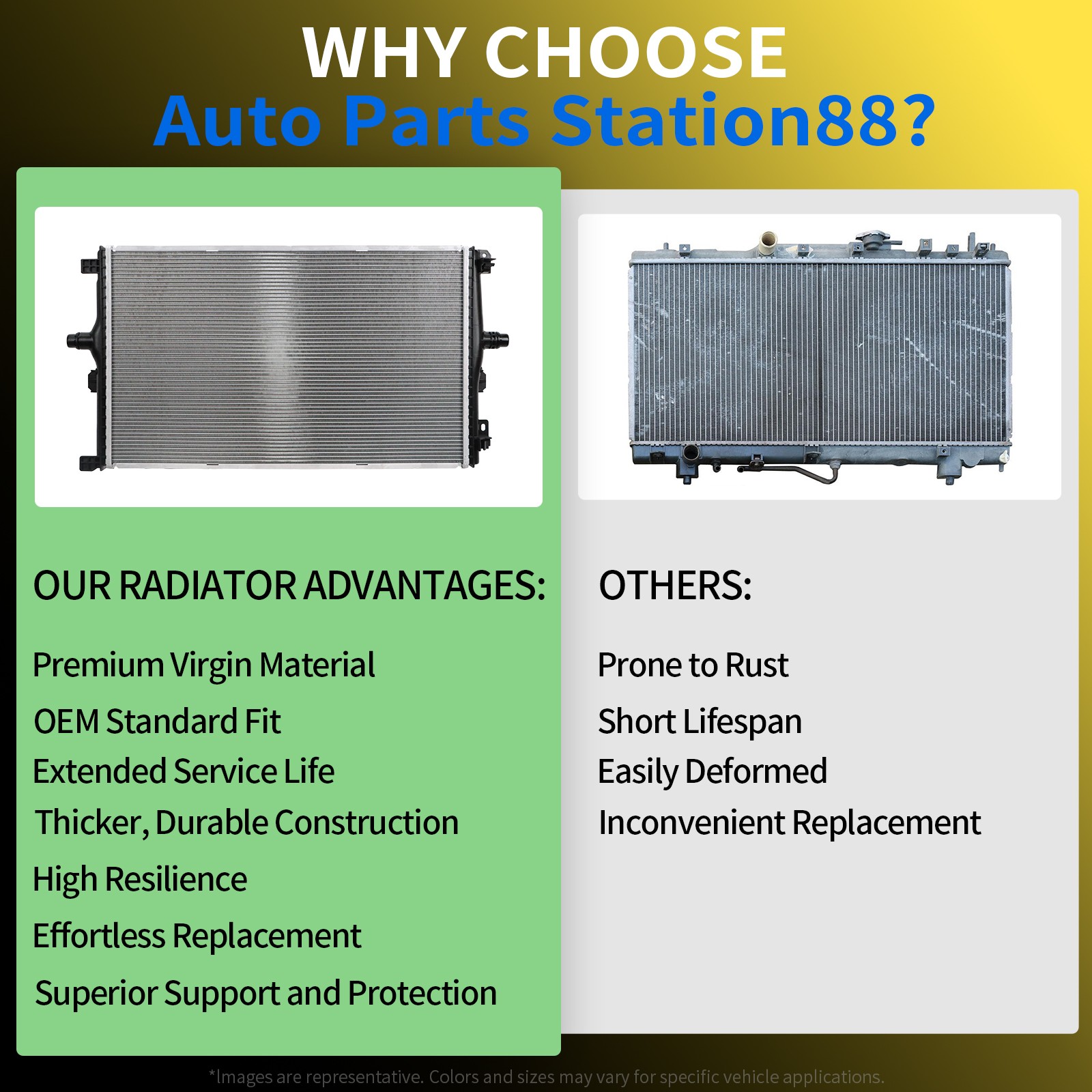 Readair Aluminum Core Radiator For 03-06 Acura MDX 2005 Honda Pilot 19010RDJA52