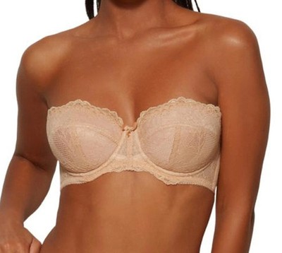 Gossard Super Boost Lace Multiway Bra Size 44DD or 44E Nude 7707